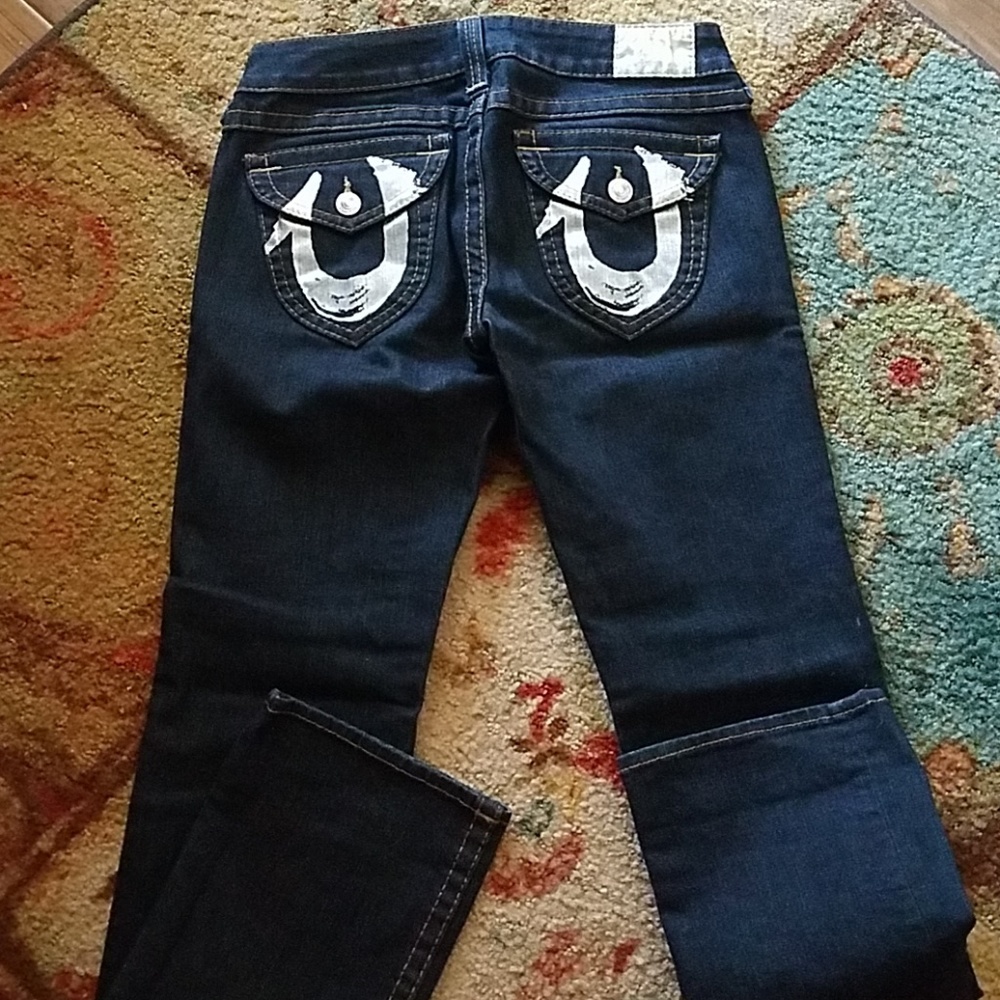 True Religion dark wash Jean's size 29x32